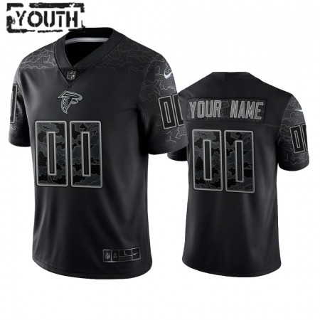 Tröjor Atlanta Falcons Custom Svart Reflective Limited - Barn Tröjor Atlanta Falcons Custom Svart Reflective Limited - Barn